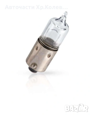 Автомобилна Крушка PHILIPS H10W,12V,10W,тип фасунга:BA9S №12024CP