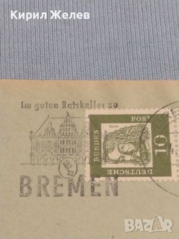 Стар пощенски плик с марки и печати Бремен Германия за КОЛЕКЦИЯ ДЕКОРАЦИЯ 26492, снимка 3 - Филателия - 46263930