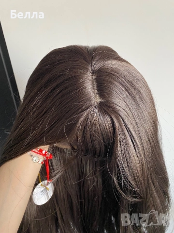НОВА естествена перука! 100% високо качество, снимка 4 - Аксесоари за коса - 52068153