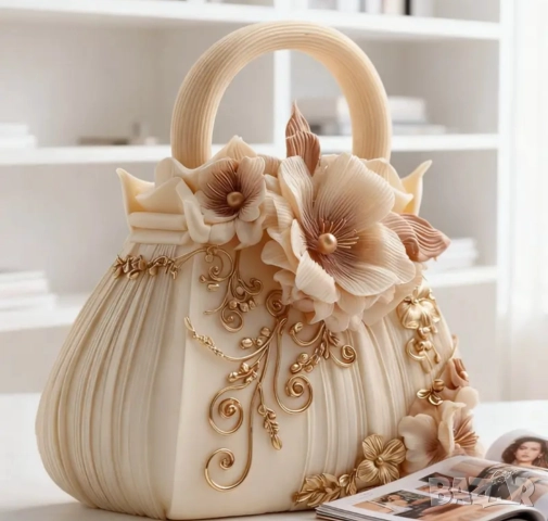 Силиконов молд дамска чанта, снимка 8 - Форми - 52274434