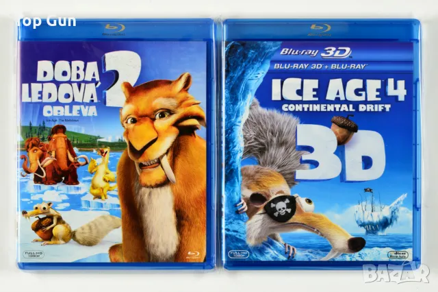 Блу Рей Ледена Епоха 2, 3 и 4 / Blu Ray Ice Age 2, 3 & 4, снимка 2 - Blu-Ray филми - 47375135