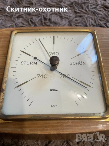 Стар немски измервателен уред, снимка 3 - Антикварни и старинни предмети - 53253526