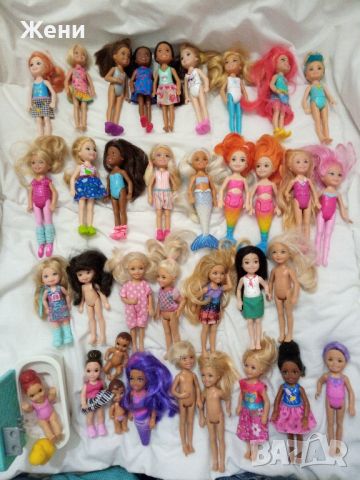 Оригинални Mattel Barbie куклички деца Барби Kelly Chelsea , снимка 1 - Кукли - 45989669