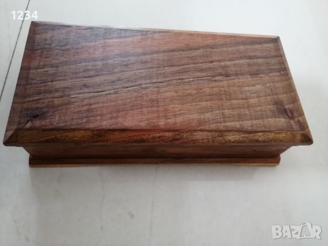 Дървена кутия 20 х 10 h 5.5 см. , снимка 2 - Други стоки за дома - 45716103