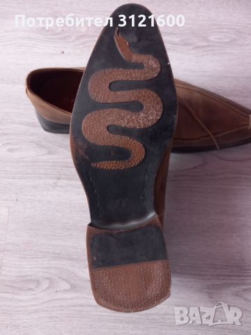 Официални мъжки обувки от естествена кожа.43 номер.