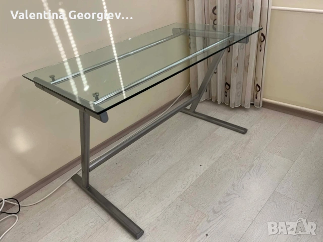 Стъклено бюро - 120/70, снимка 2 - Бюра - 53678034