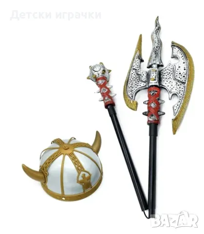 Детски комплект средновековен рицар, с шлем , снимка 3 - Други - 50426339