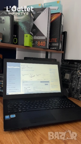 Лаптоп ASUS P2520L, i3-5Gen, 256GB SSD, 4GB RAM, снимка 4 - Лаптопи за дома - 53007469