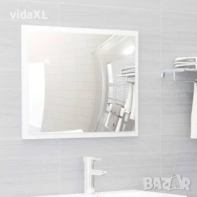 vidaXL Комплект мебели за баня, бял гланц, ПДЧ(SKU:3071591, снимка 2 - Други - 48055711