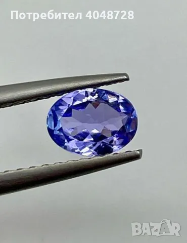 Естествен инвестиционен танзанит 1.39ct. „Синьо-виолетово“, снимка 1 - Други - 48981342