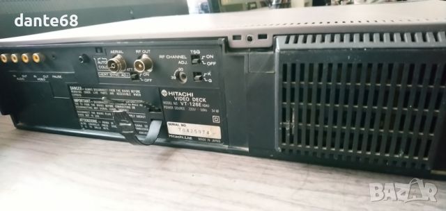 Видео Hitachi VT-126E VHS, снимка 9 - Плейъри, домашно кино, прожектори - 45669492