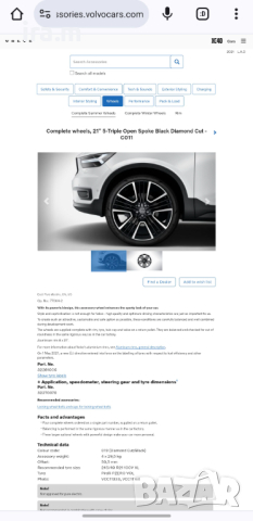 Оригинални джанти 21" Volvo XC40, снимка 4 - Гуми и джанти - 45022757