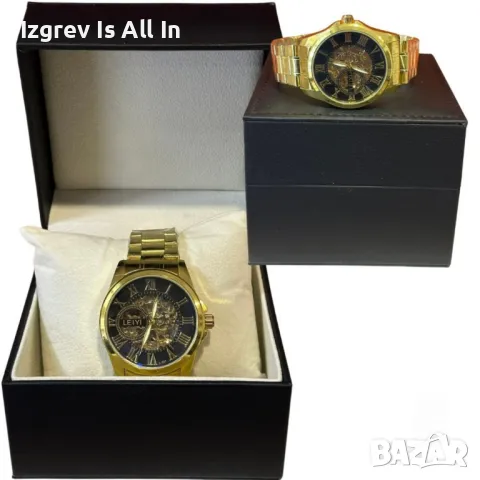 Елегантно луксозен мъжки часовник LEIYI, снимка 1