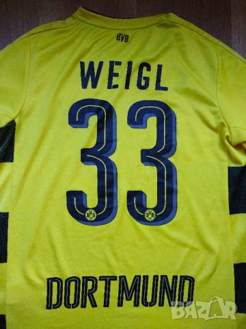 BVB Borussia Dortmund / Puma / #33 Weigl - футболна тениска на Борусия Дортмунд, снимка 3 - Тениски - 45934144