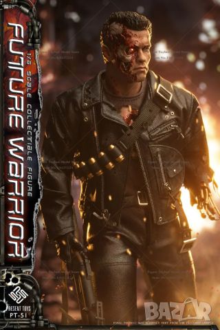 PRESENT TOYS  PT-SP51 1/6 T800 Arnold Warrior Movie Action Figure, снимка 5 - Колекции - 45810584