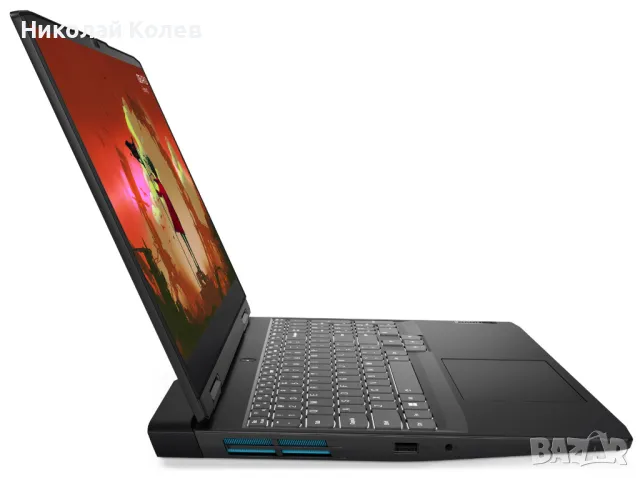 Lenovo IdeaPad Gaming 3, 15.6" FHD IPS 120Hz, Ryzen 7 7735HS, снимка 7 - Лаптопи за игри - 47185311