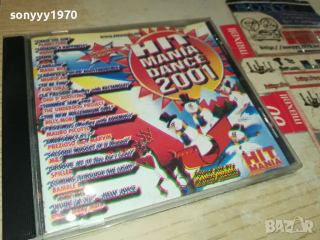 HIT MANIA DANCE 2001 CD 0205251538, снимка 3 - CD дискове - 50128382
