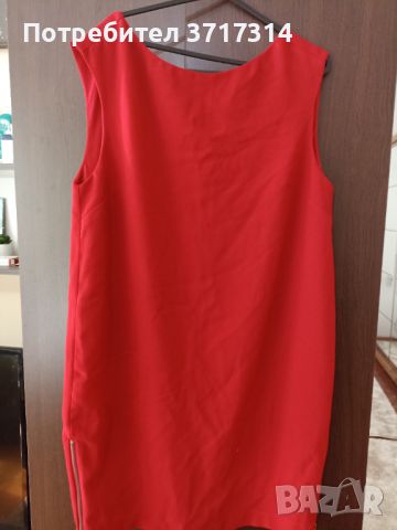Червена рокля , снимка 4 - Рокли - 45396122