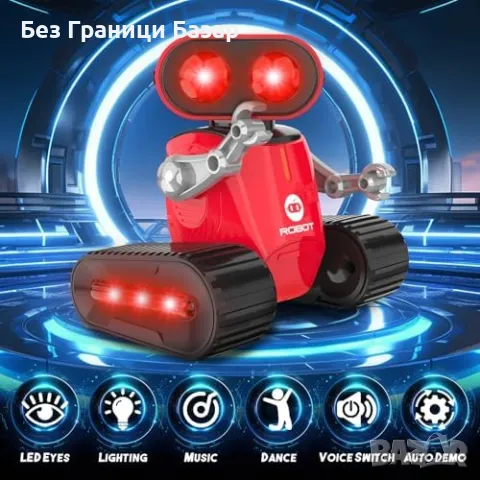 Нови 2 броя RC Роботи Играчки LED Светлини Музика Танци За Деца 3+, снимка 3 - Образователни игри - 48315957