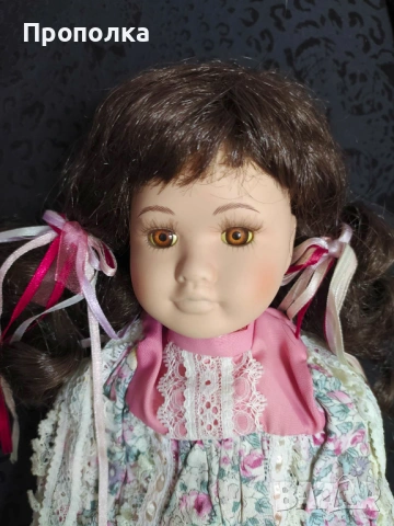 Порцеланова кукла - 40см, снимка 5 - Кукли - 53865277
