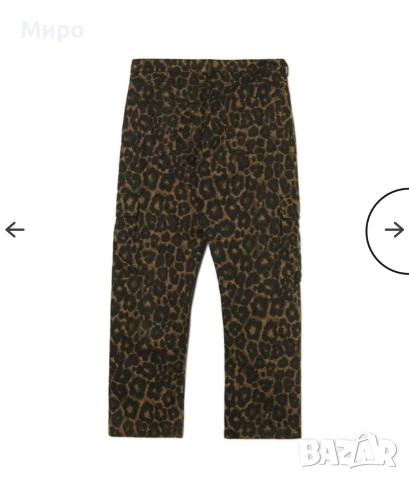 Панталон Cropp с леопардова щампа и карго джобове - 28 размер , снимка 2 - Панталони - 54172412