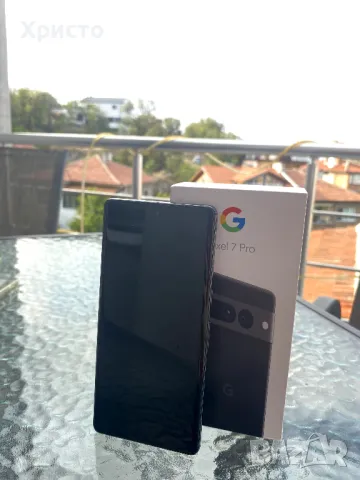 Продавам Google Pixel 7 Pro 5G 128/12 GB Obsidian !Гаранция, снимка 1 - Други - 47045234