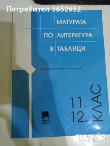 Тестове и таблици за подготовка за матурата по БЕЛ , снимка 2 - Учебници, учебни тетрадки - 46101867