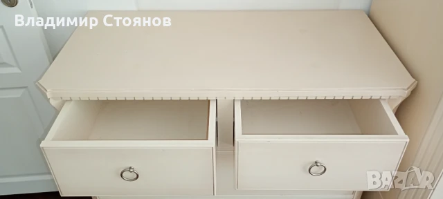 Спален комплект от масивно дърво (бял), снимка 17 - Спални и легла - 50675940