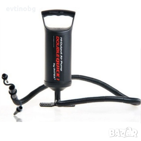 Ръчна помпа за надуване INTEX 68612 с вентилационен маркуч и 3 броя накрайници, снимка 3 - Други - 53870160