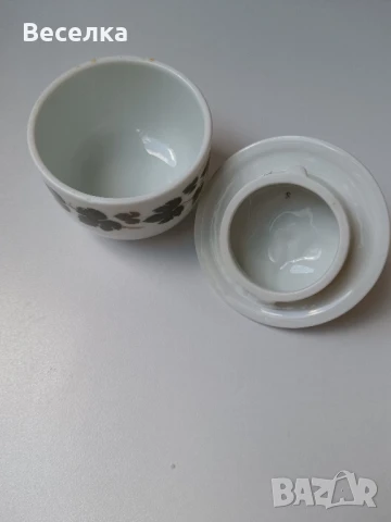 Захарница Hutschenreuther с декор "Лозови листа", снимка 5 - Аксесоари за кухня - 50965215