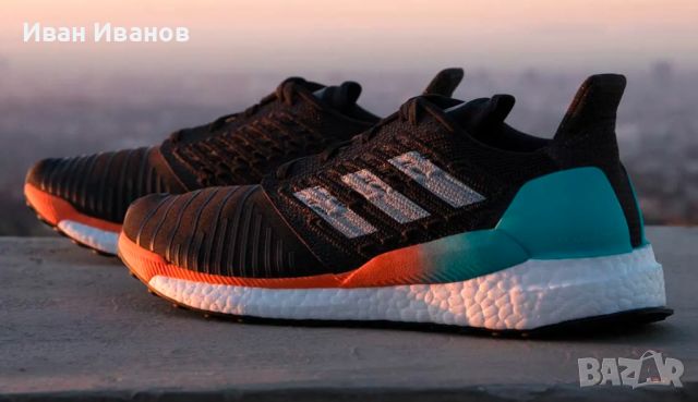 маратонки adidas SolarBoost 'Hi-Res Aqua  номер 47 1/3, снимка 2 - Маратонки - 46140633