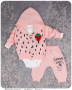 Бебешки комплект “Ягоди” от три части , снимка 1 - Комплекти за бебе - 44993791