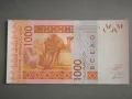 Банкнота - Кот д'Ивоар - 1000 франка UNC | 2003г., снимка 2