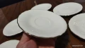 Стар български костен порцелан Бононя Ралица чинийки, снимка 4