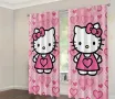 Комплект от 2 броя завеси с дизайн Hello Kitty 130/210, снимка 2