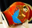 Японска порцеланова ваза Satsuma,злато,печат. , снимка 9