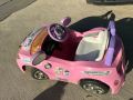 електрическа детска акумулаторна количка / кола / розова - цена 90лв -детето кара само колата -БЕЗ д, снимка 3