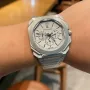 Мъжки часовник BVLGARI Octo Finissimo Chronograph с кварцов механизъм, снимка 4