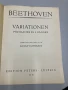 Нотна литература- Beethoven - Variationen I , снимка 2