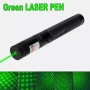 Мощен акумулаторен лазер зелен пойнтер показалка с регулируем фокус батерия 18650 зарядно точка, снимка 4