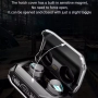 Смарт безжични слушалки TWS EM-M41, Bluetooth 5.2, LED дисплей, СИВО, снимка 3