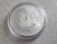 САЩ.  1 сребърен долар. 1999 година.  Американски сребърен орел  Сребро 0.999 .