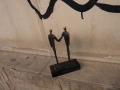 Стара бронзова статуетка пластика, снимка 8