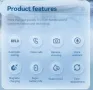 Смарт Bluetooth Очила G05-T3 с магнитни лещи /Anti-Blue Light/ Черен / Баркод : 2403308, снимка 8