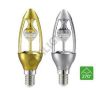 За полилей LED лампа CIVILIGHT E14-CV-5.5W Diamond Gold, снимка 3