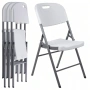 Комплект 4 броя сгъваеми кетъринг столове за градина и събития - удобни и издръжливи, снимка 5