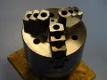 Клинозатегателен патронник Ф 200mm Bison 3-jaw power chuck+фланец, снимка 11