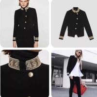 Vintage сако на Zara , снимка 4 - Сака - 45863001