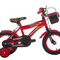 Червен велосипед с кошница 12'' (инча) - BMX, снимка 1 - Велосипеди - 45841569