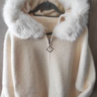 Mystic Fashion нова жилетка палто с качулка и голям пух , снимка 8 - Жилетки - 45388702